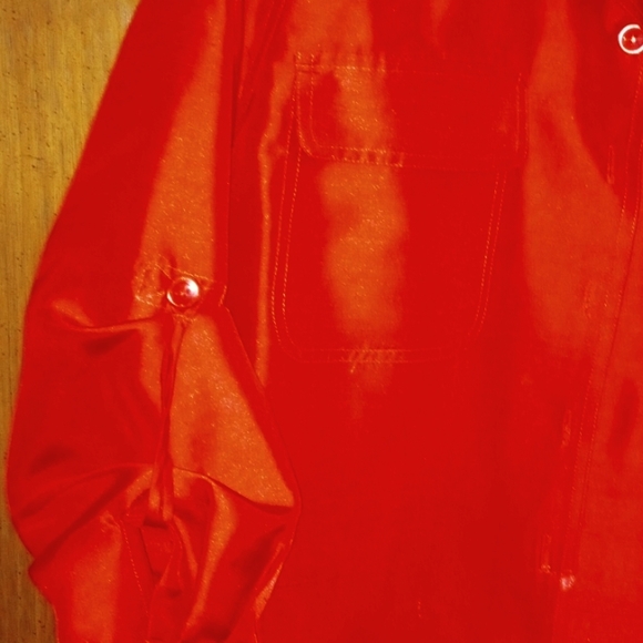 NWOT Erin London Silk Blouse Top - Picture 6 of 6